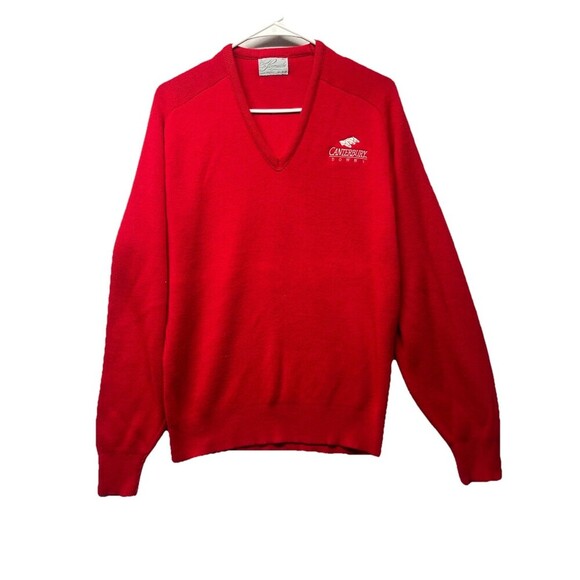 VTG Pinnacle USA Made Canterbury Downs Horse Racing Track Mens XL Sweater - Picture 1 of 5